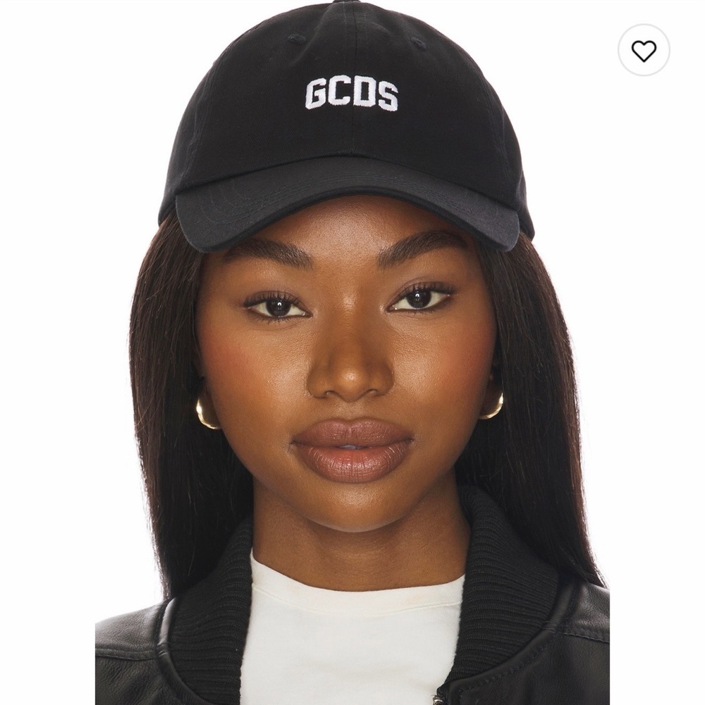 GCDS Women's Black Baseball  Cap